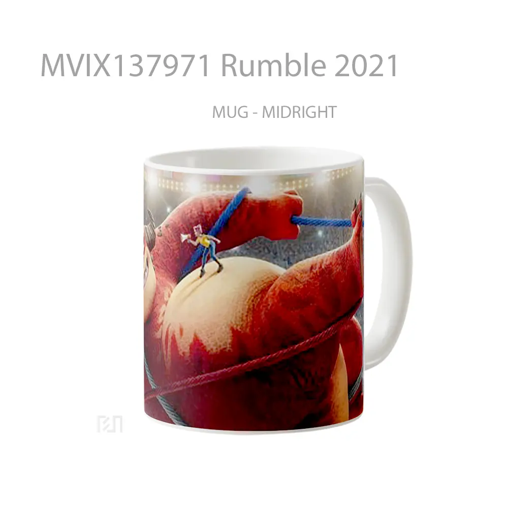 Mug Rumble 2021 Gelas Keramik Unik - All-side / Desain