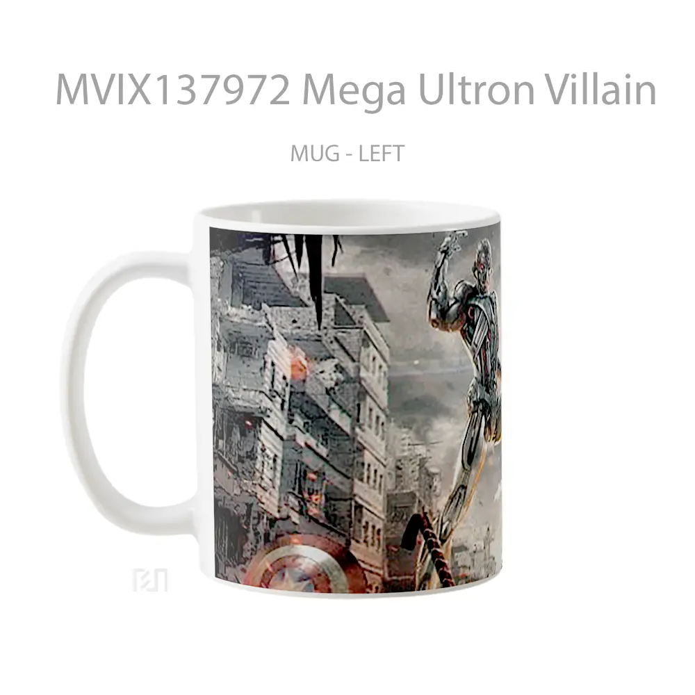 Mug Mega Ultron Villain Gelas Keramik Unik - All-side / Desain