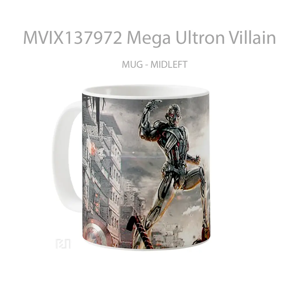 Mug Mega Ultron Villain Gelas Keramik Unik - All-side / Desain