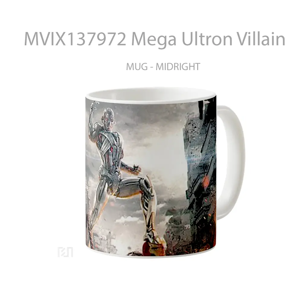 Mug Mega Ultron Villain Gelas Keramik Unik - All-side / Desain