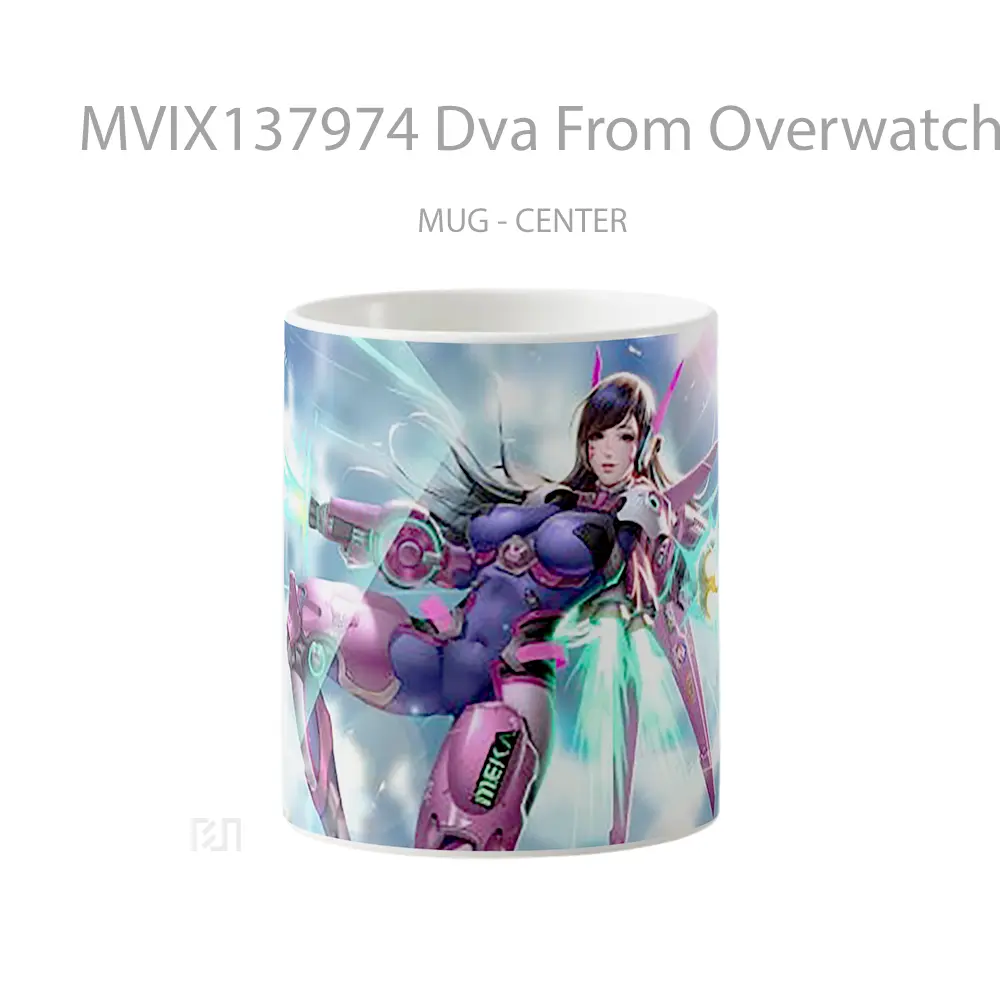 Mug Dva From Overwatch Cangkir Gamer