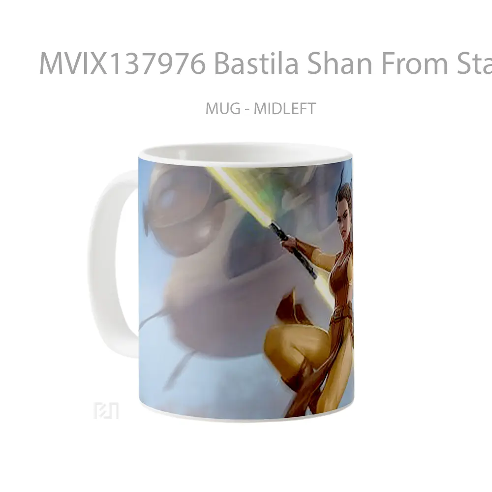 Mug Bastila Shan From Star Wars Knights Of The Old Republic Gelas Star Wars - All-side / Desain