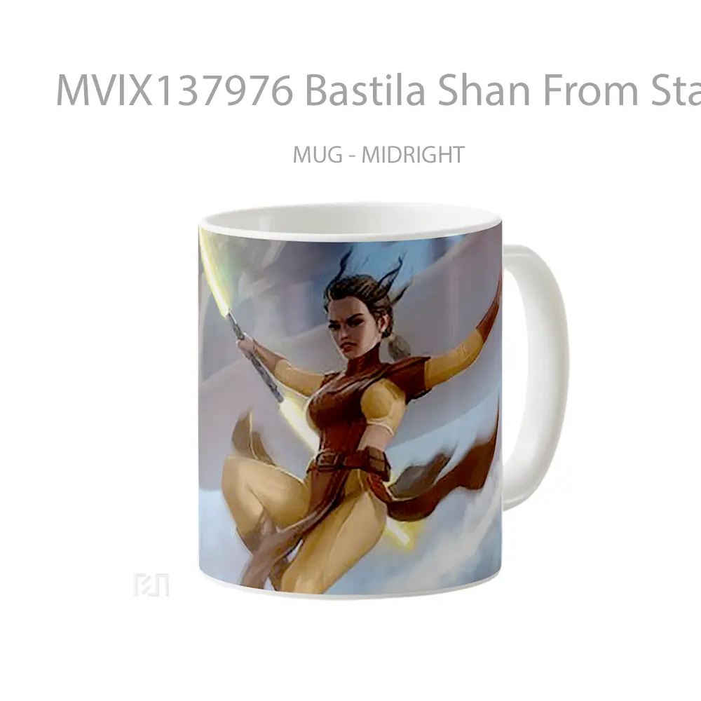 Mug Bastila Shan From Star Wars Knights Of The Old Republic Gelas Star Wars - All-side / Desain