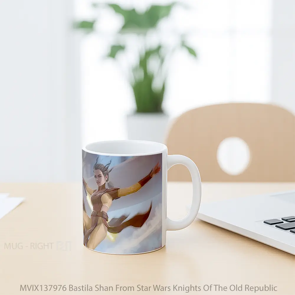 Mug Bastila Shan From Star Wars Knights Of The Old Republic Gelas Star Wars - All-side / Desain