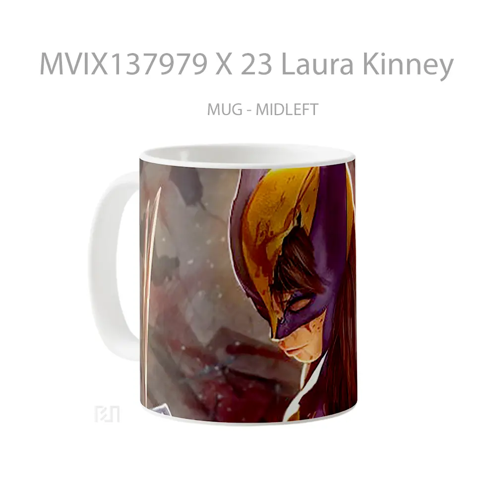 Mug X 23 Laura Kinney Gelas Keramik Unik - All-side / Desain