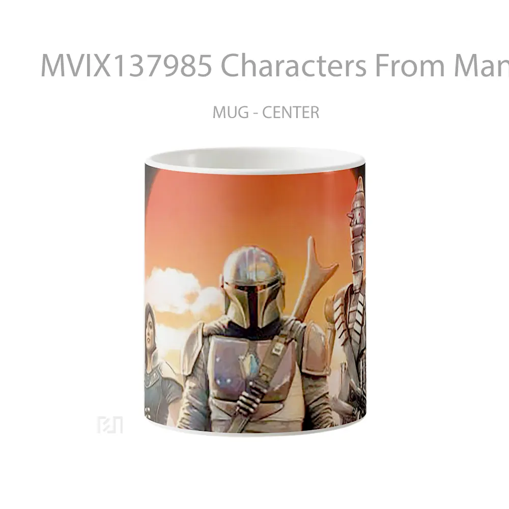 Mug Characters From Mandalorian Gelas Star Wars