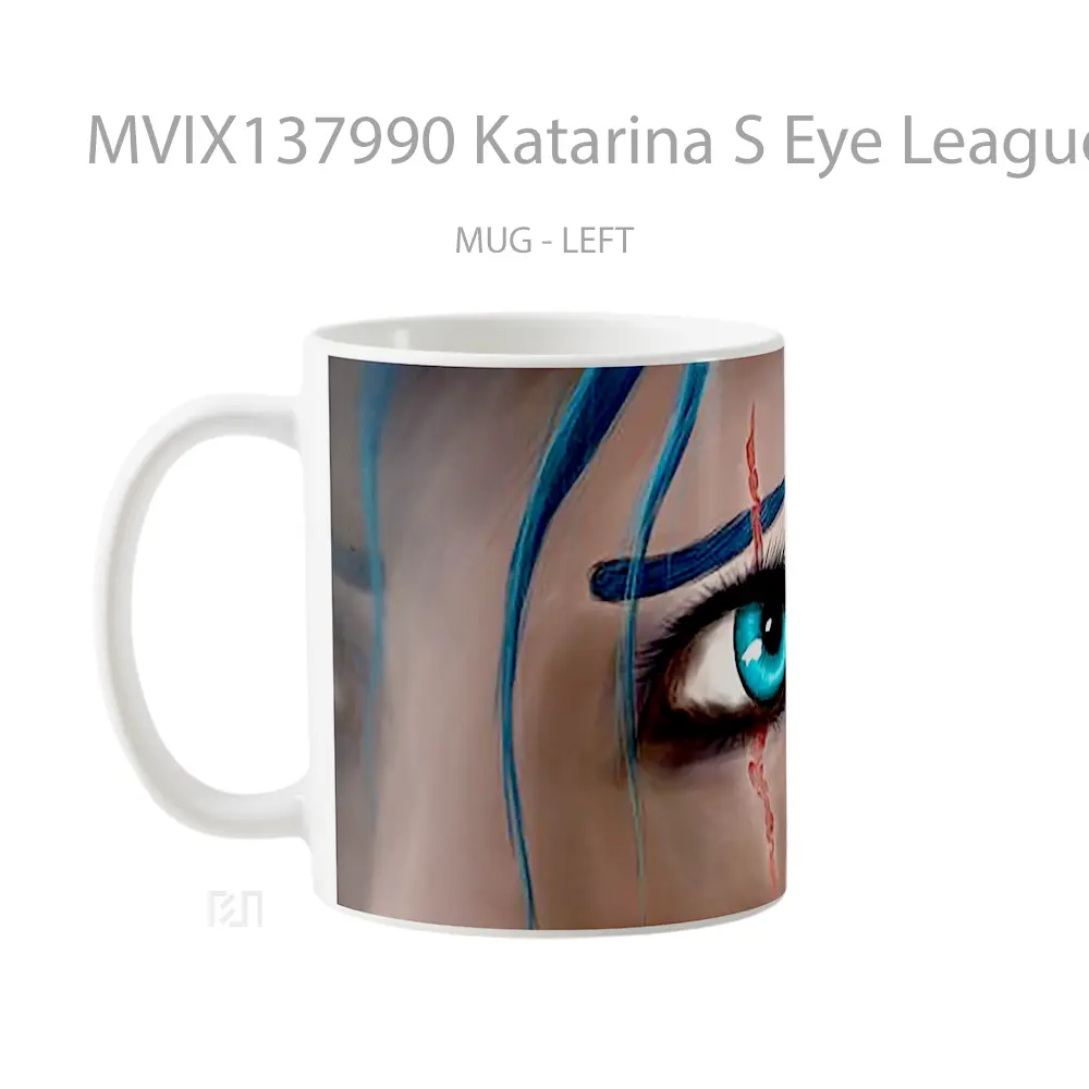 Mug Katarina S Eye League Of Legends Cangkir Gamer - All-side / Desain