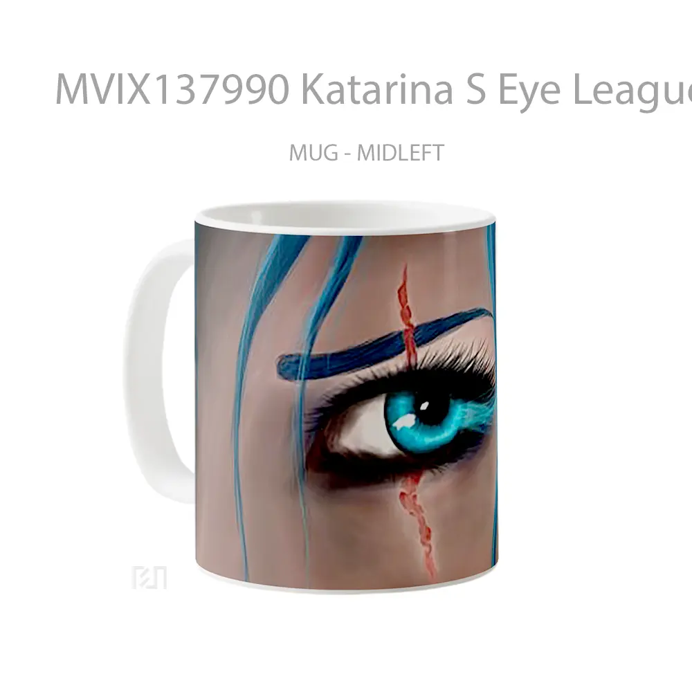 Mug Katarina S Eye League Of Legends Cangkir Gamer - All-side / Desain