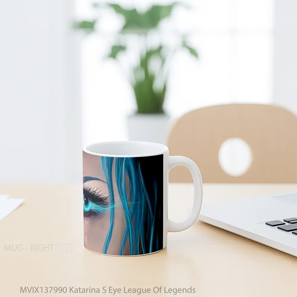 Mug Katarina S Eye League Of Legends Cangkir Gamer - All-side / Desain