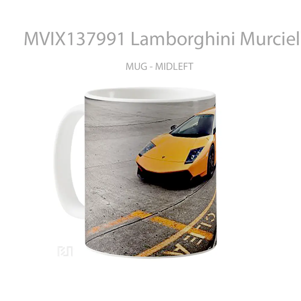 Mug Lamborghini Murcielago Lp670 4 Sv 2 Cangkir Mobil - All-side / Desain