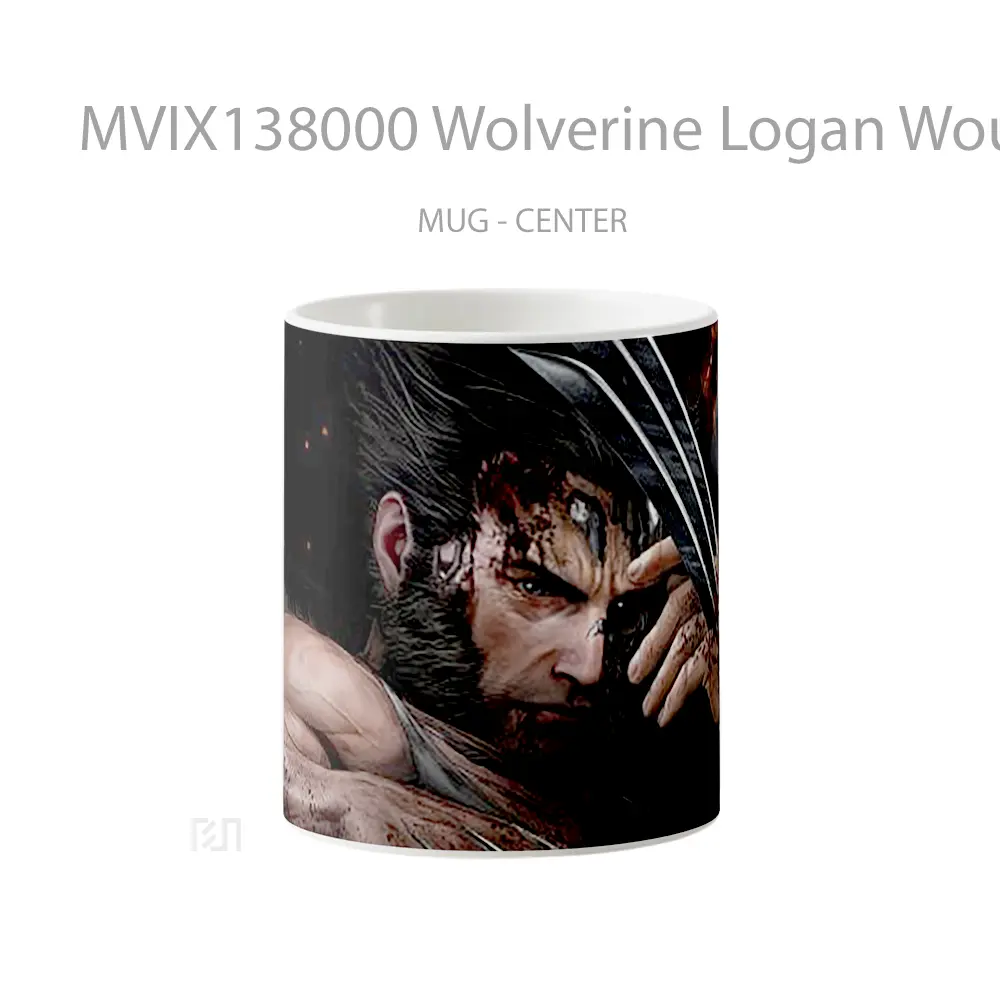 Mug Wolverine Logan Wounded Gelas Superhero