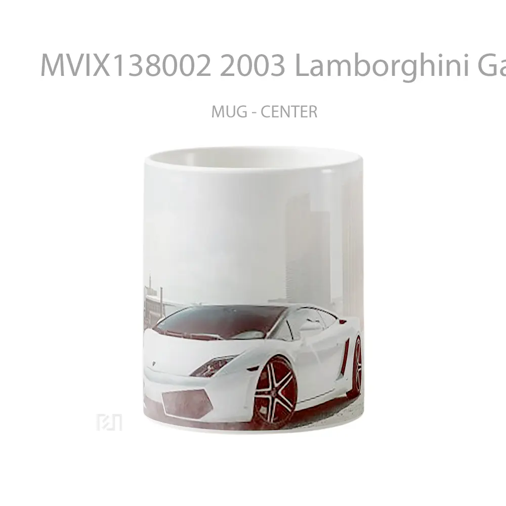 Mug 2003 Lamborghini Gallardo Cangkir Mobil