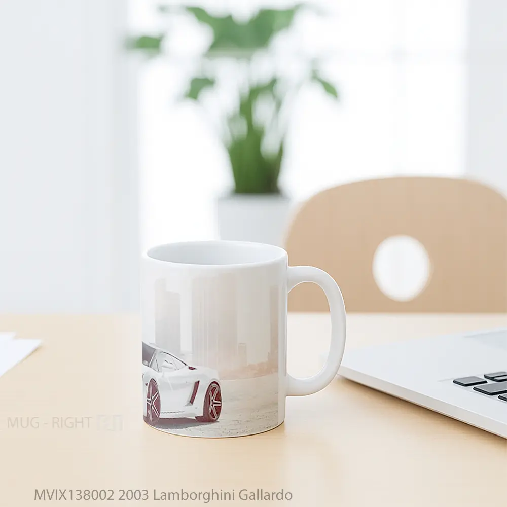Mug 2003 Lamborghini Gallardo Cangkir Mobil - All-side / Desain