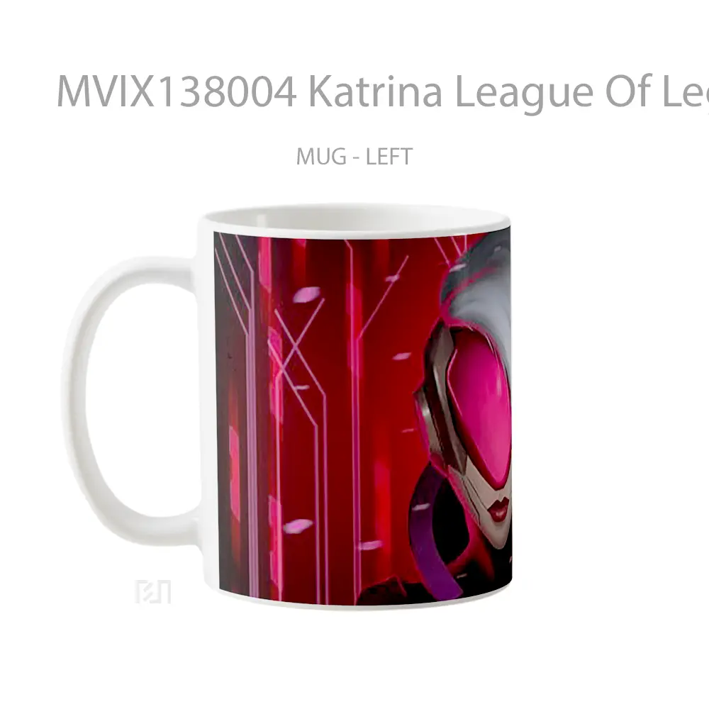 Mug Katrina League Of Legends Illustration Cangkir Gamer - All-side / Desain