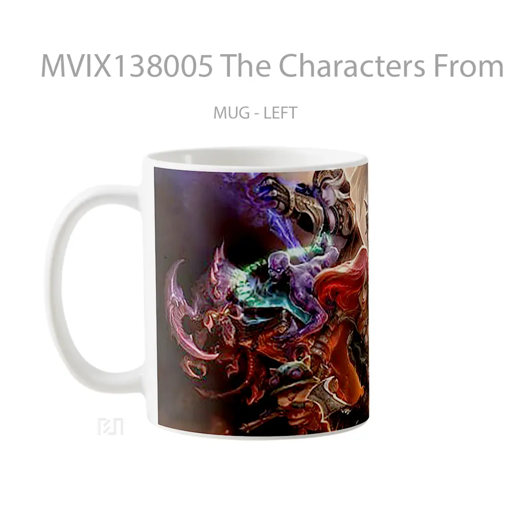 Mug The Characters From League Of Legends Cangkir Gamer - All-side / Desain