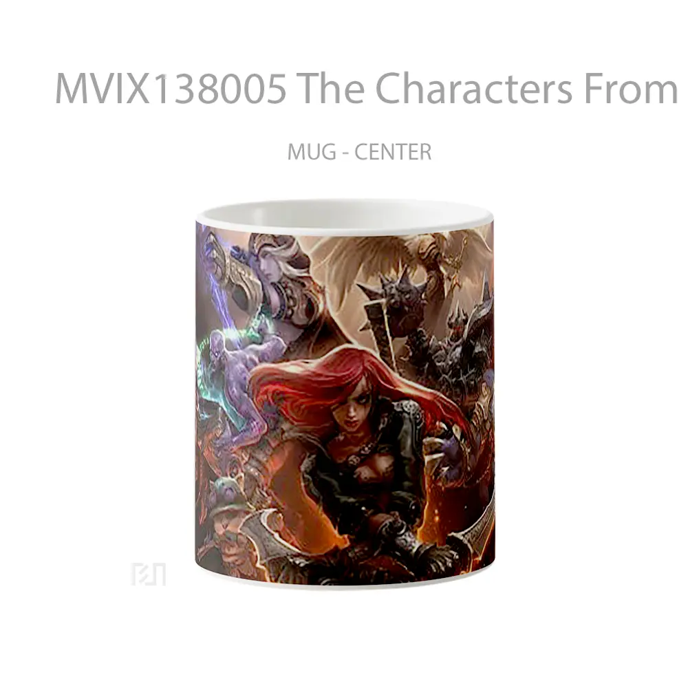 Mug The Characters From League Of Legends Cangkir Gamer