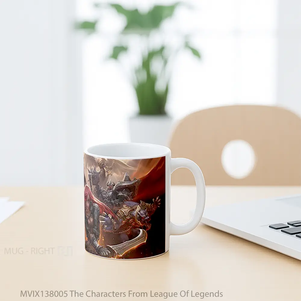 Mug The Characters From League Of Legends Cangkir Gamer - All-side / Desain