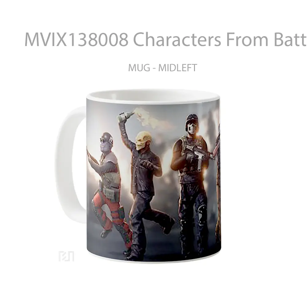 Mug Characters From Battle Royale Gelas Keramik Unik - All-side / Desain
