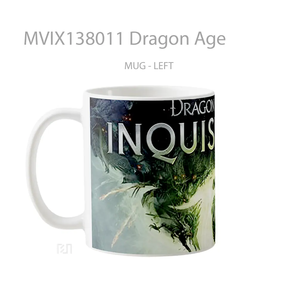 Mug Dragon Age Gelas Fantasi - All-side / Desain