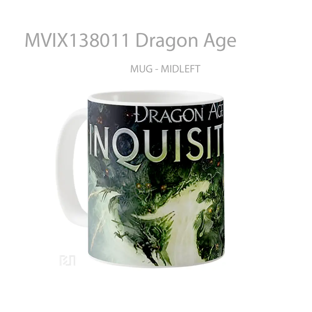 Mug Dragon Age Gelas Fantasi - All-side / Desain