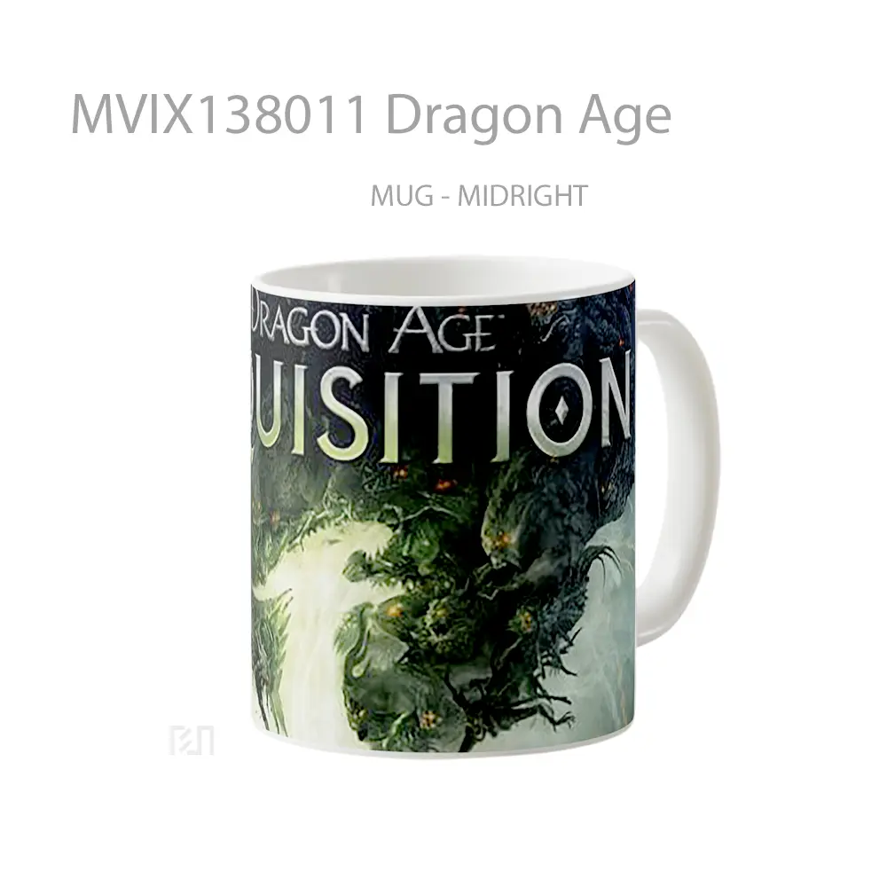 Mug Dragon Age Gelas Fantasi - All-side / Desain