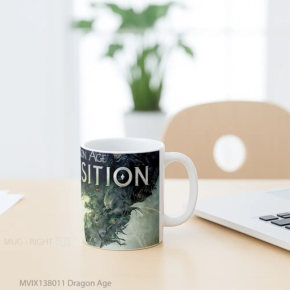Mug Dragon Age Gelas Fantasi - All-side / Desain