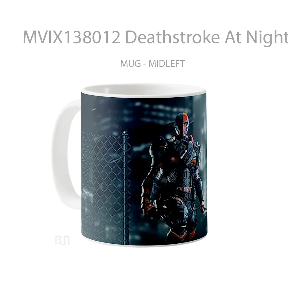 Mug Deathstroke At Night Gelas Keramik Unik - All-side / Desain