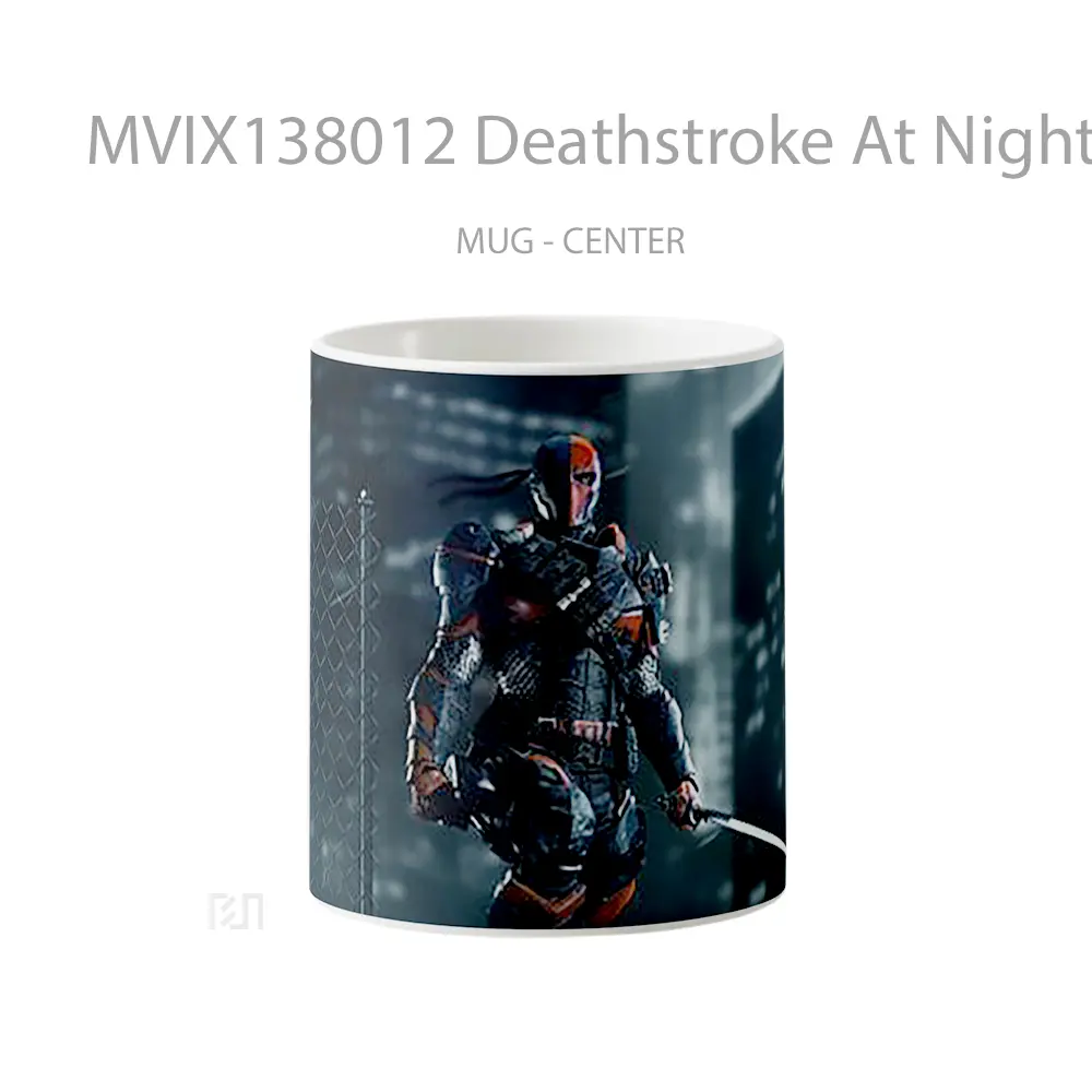 Mug Deathstroke At Night Gelas Keramik Unik