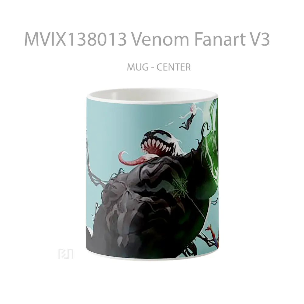 Mug Venom Fanart V3 Gelas Superhero