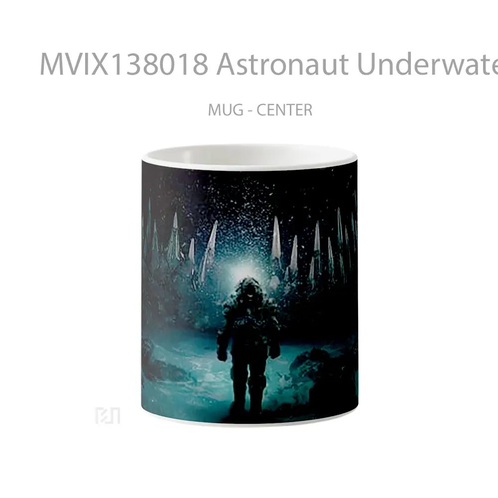 Mug Astronaut Underwater Gelas Astronomi