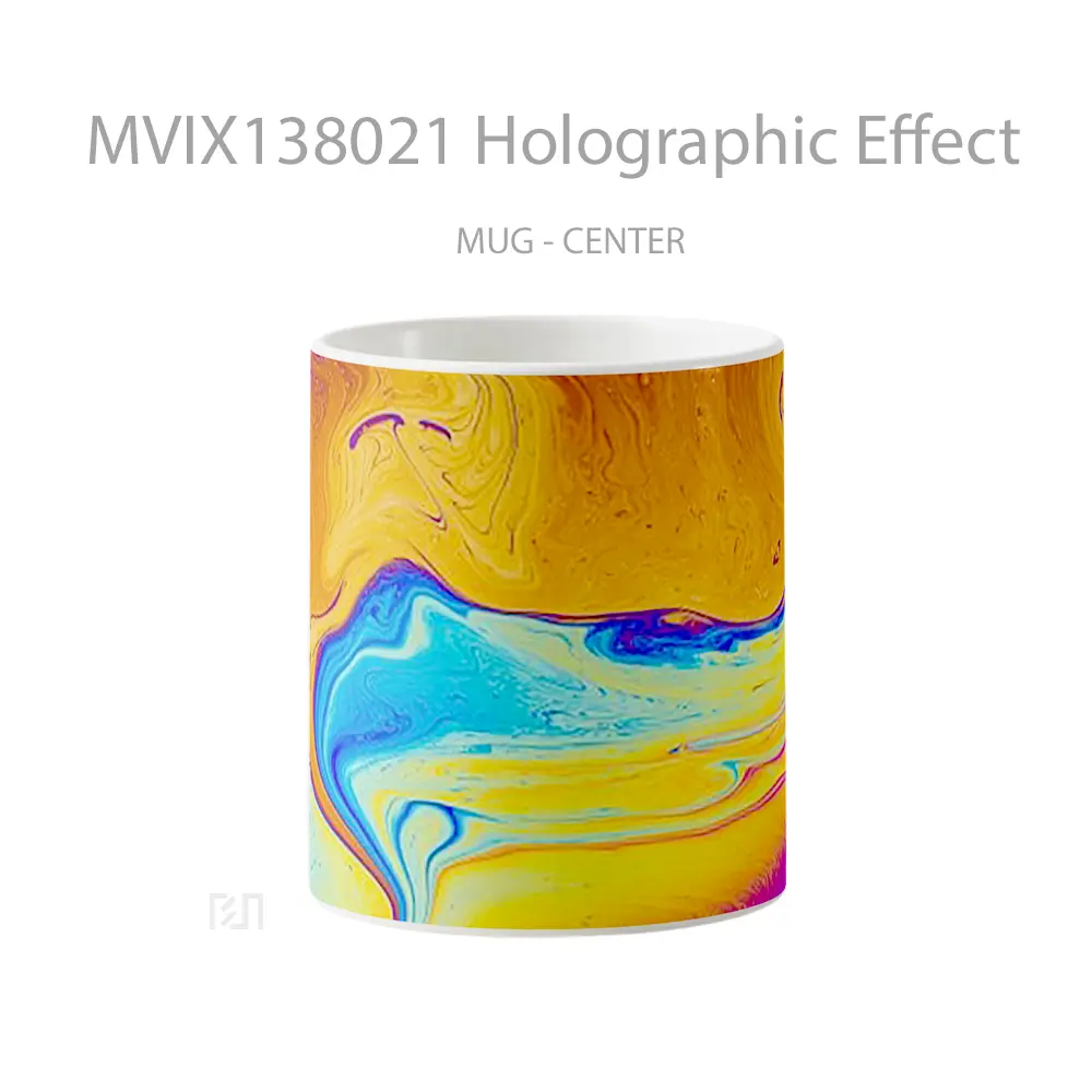 Mug Holographic Effect Gelas Keramik Unik