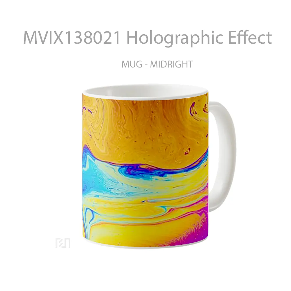 Mug Holographic Effect Gelas Keramik Unik - All-side / Desain