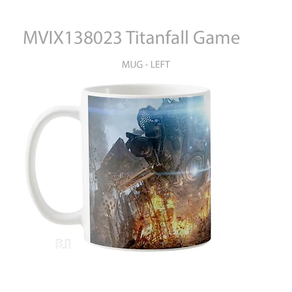 Mug Titanfall Game Cangkir Gamer - All-side / Desain