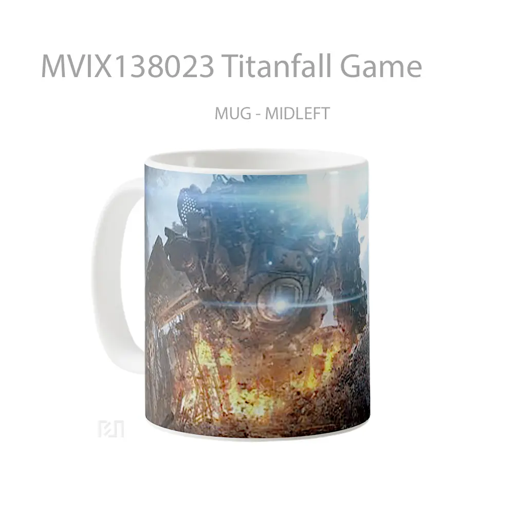 Mug Titanfall Game Cangkir Gamer - All-side / Desain