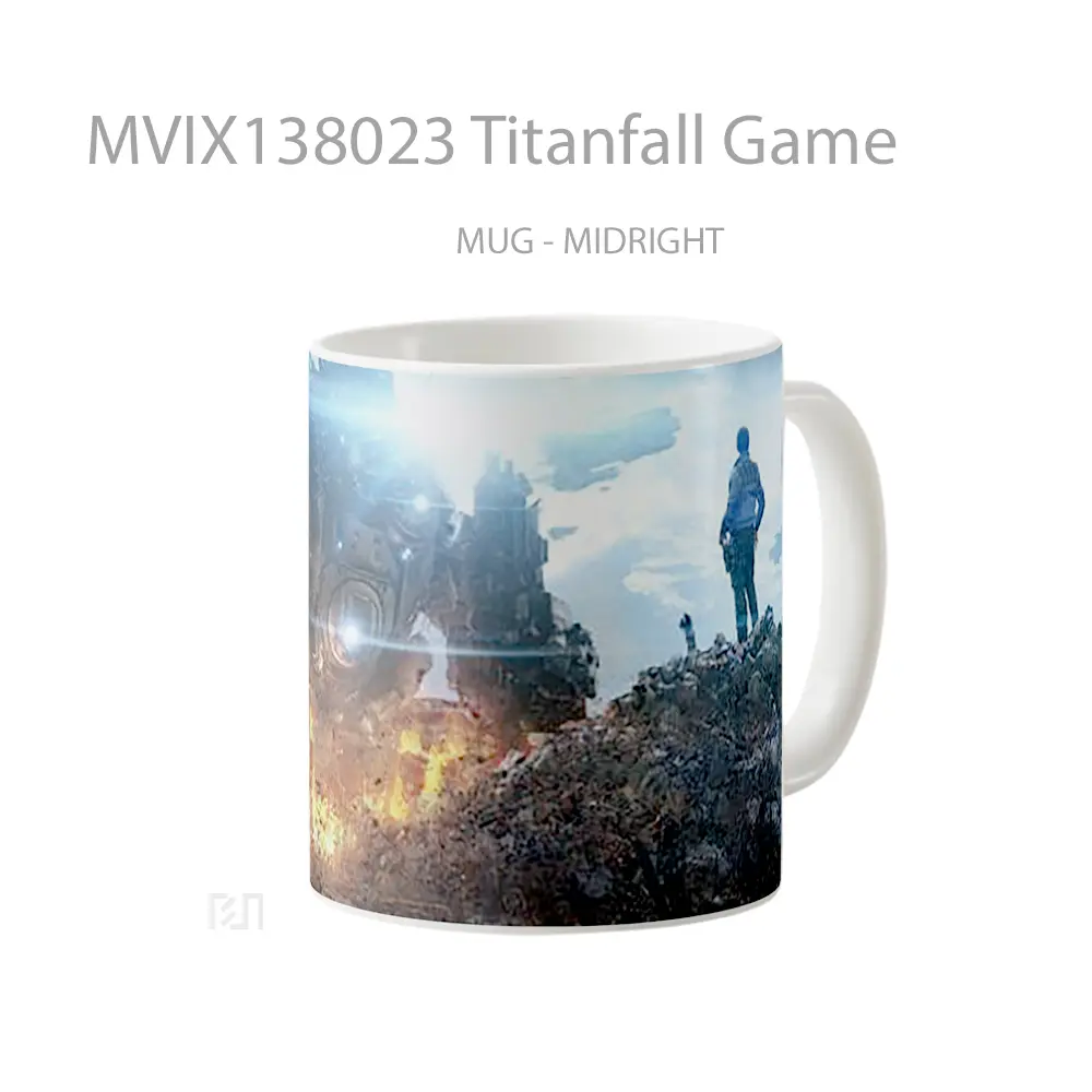 Mug Titanfall Game Cangkir Gamer - All-side / Desain
