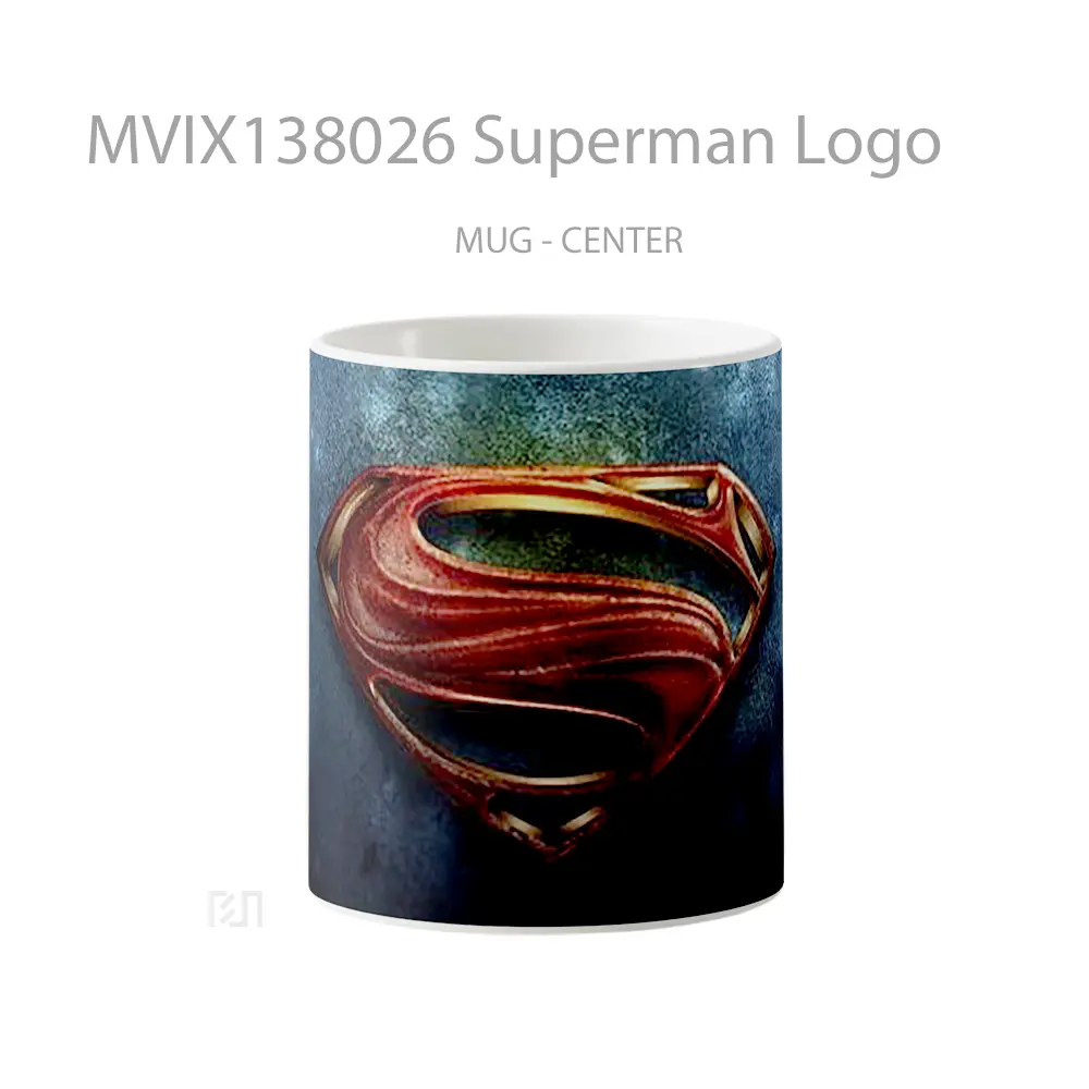 Mug Superman Logo Gelas Superhero