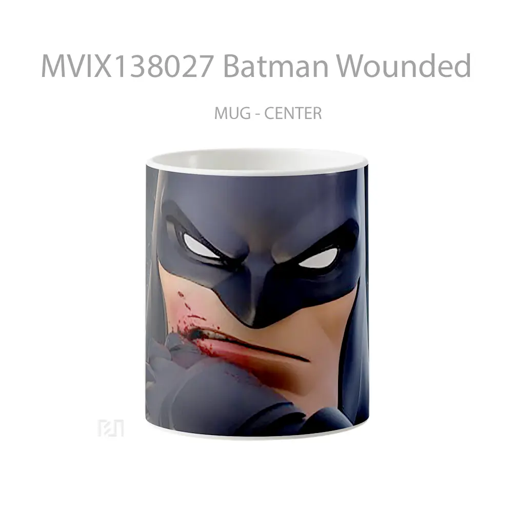Mug Batman Wounded Gelas Superhero
