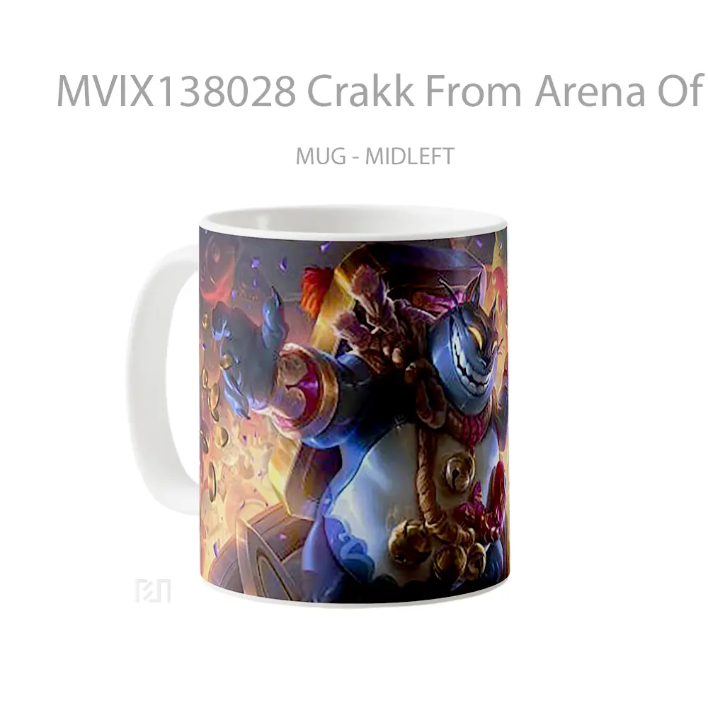 Mug Crakk From Arena Of Valor Gelas Keramik Unik - All-side / Desain