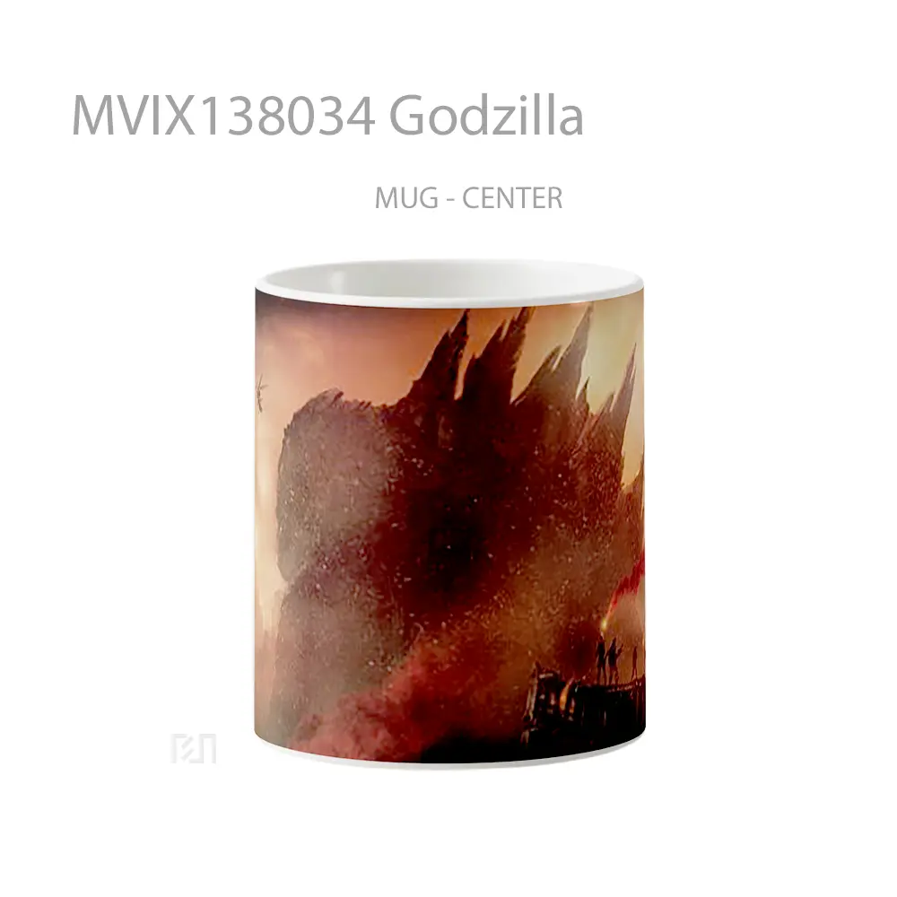 Mug Godzilla Gelas Keramik Unik