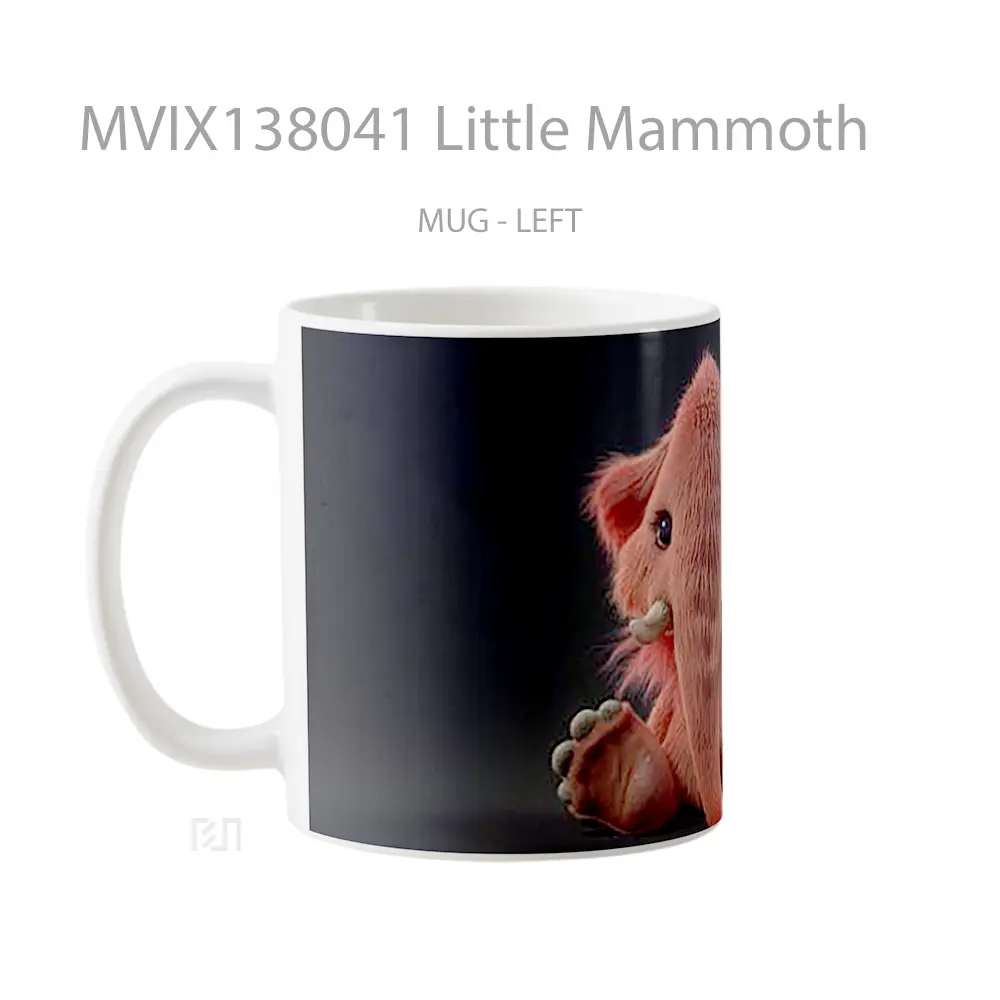 Mug Little Mammoth Gelas Keramik Unik - All-side / Desain