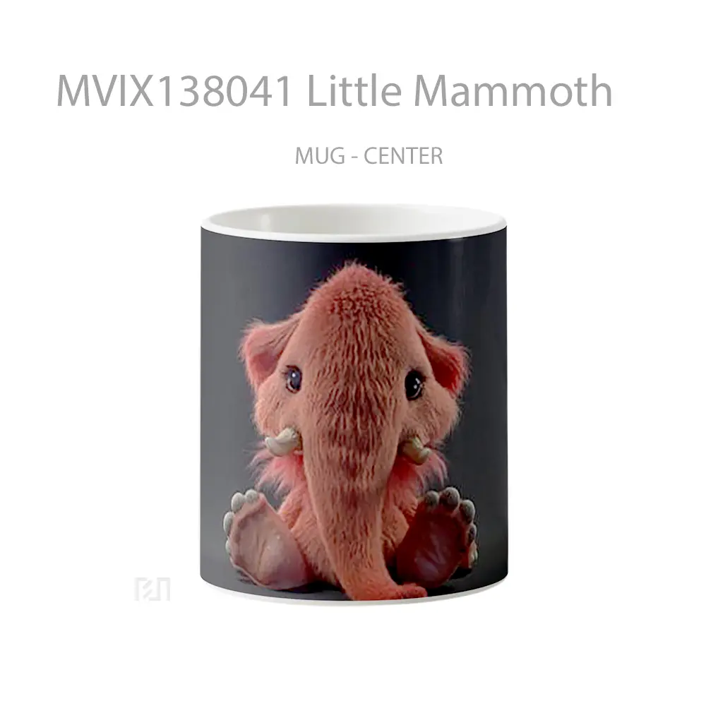 Mug Little Mammoth Gelas Keramik Unik