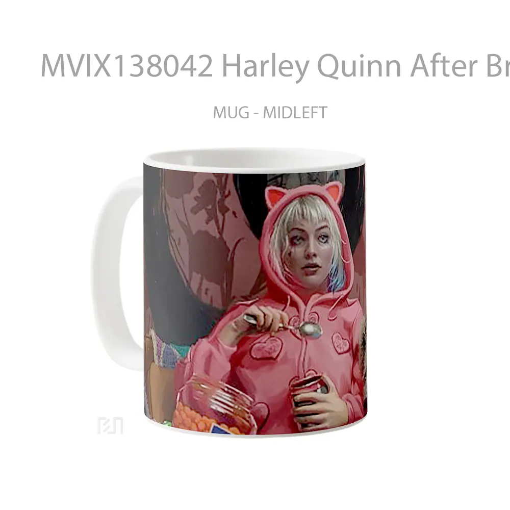 Mug Harley Quinn After Break Up Gelas Keramik Unik - All-side / Desain