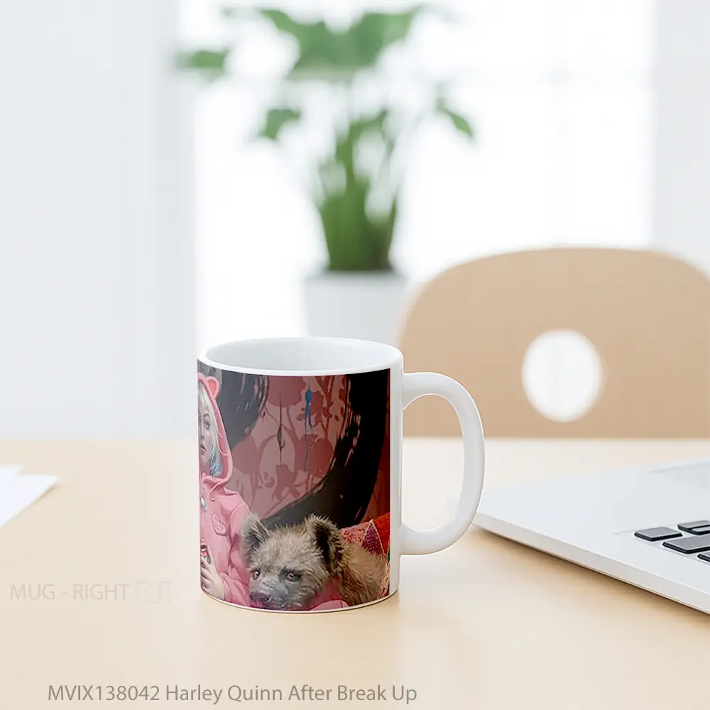 Mug Harley Quinn After Break Up Gelas Keramik Unik - All-side / Desain