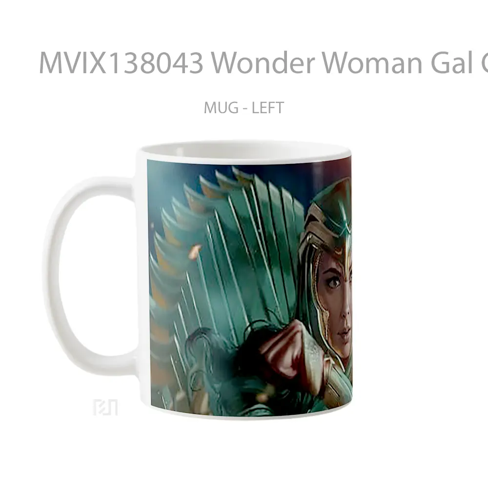 Mug Wonder Woman Gal Gadot Gelas Superhero - All-side / Desain