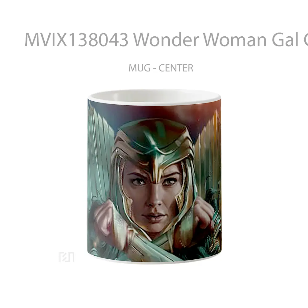 Mug Wonder Woman Gal Gadot Gelas Superhero