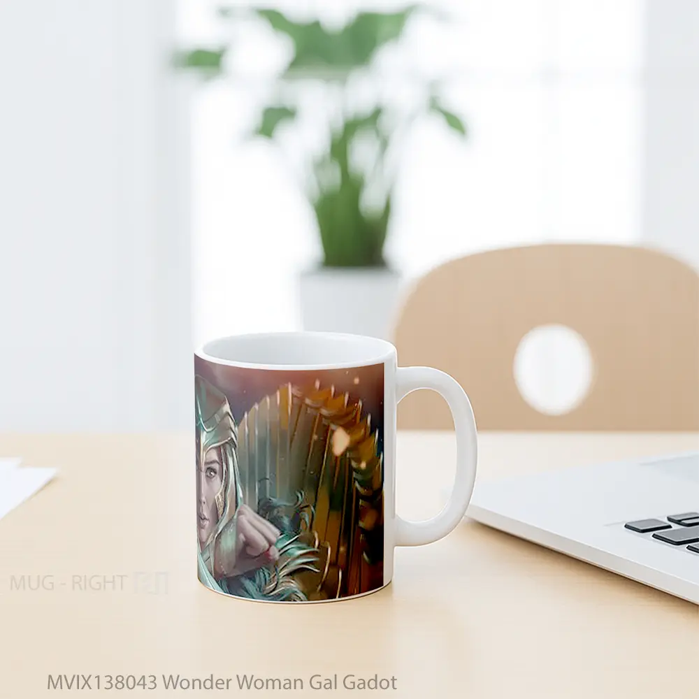 Mug Wonder Woman Gal Gadot Gelas Superhero - All-side / Desain