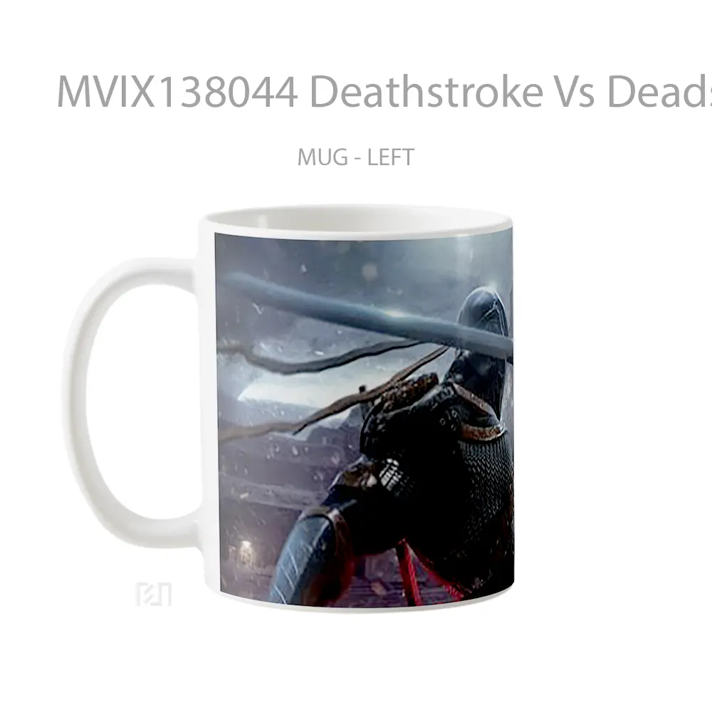 Mug Deathstroke Vs Deadshot Gelas Keramik Unik - All-side / Desain