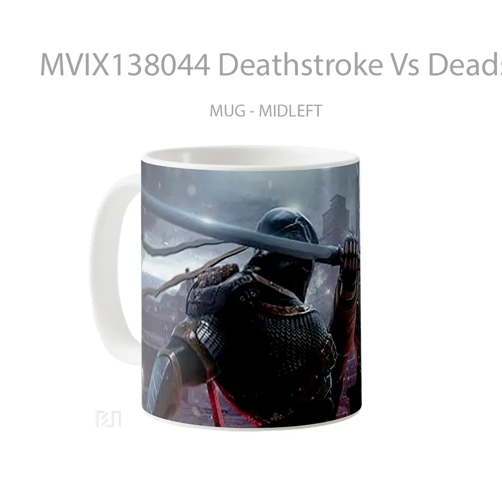 Mug Deathstroke Vs Deadshot Gelas Keramik Unik - All-side / Desain