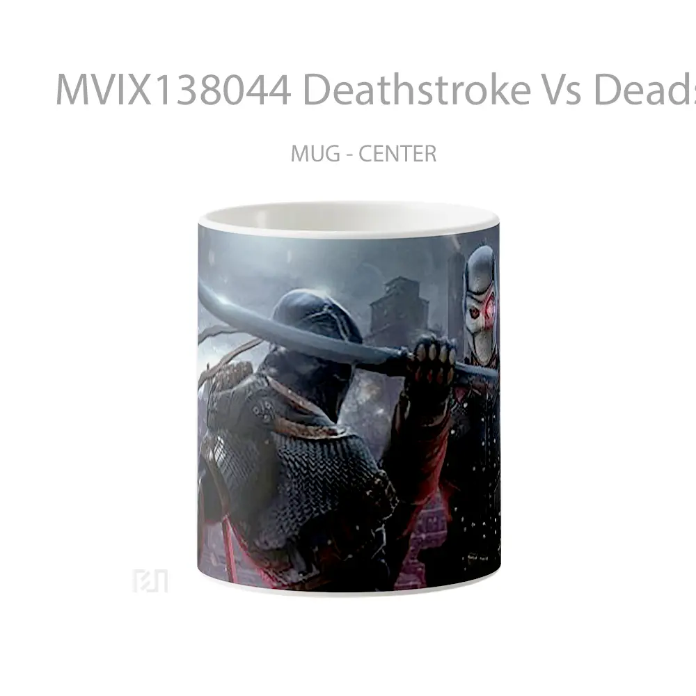 Mug Deathstroke Vs Deadshot Gelas Keramik Unik