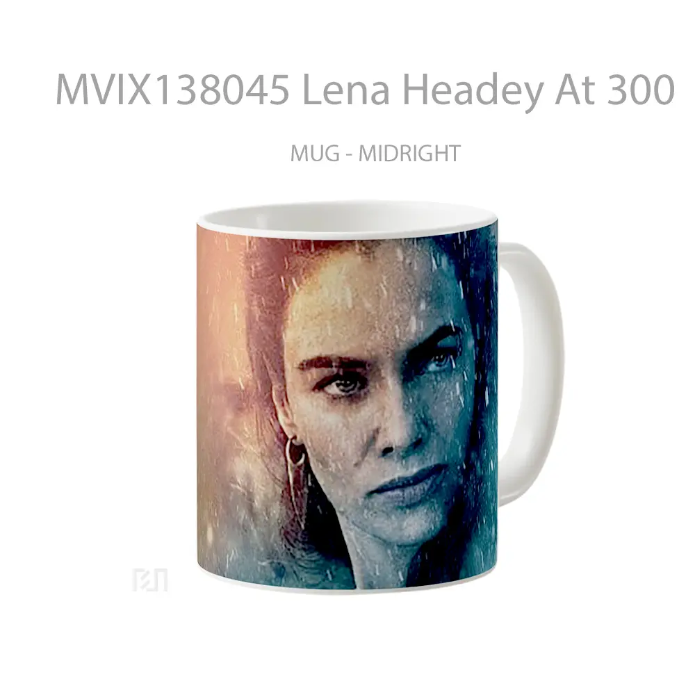Mug Lena Headey At 300 Gelas Keramik Unik - All-side / Desain